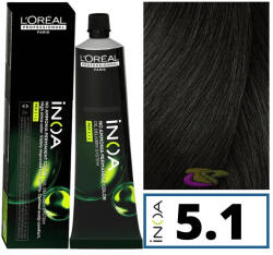 L'Oréal INOA ammóniamentes hajfesték 5.1 - hajpatika