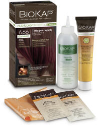 BioKap NutriColor Rapid tartós hajfesték Nr 6.66 Ruby Red, 135 ml - hajpatika