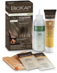 BioKap NutriColor Rapid tartós hajfesték Nr 7.1 Swedish Blond, 135 ml - hajpatika