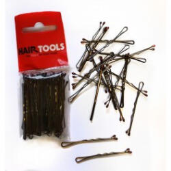 Hair Tools hullámcsat barna, 50 db - hajpatika