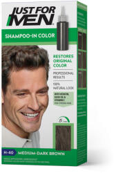 Just for Men Shampoo-In hajszínező, közép sötét barna H-40 - hajpatika