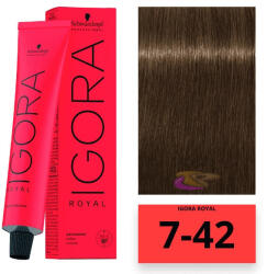 Schwarzkopf Igora Royal hajfesték 7-42 - hajpatika