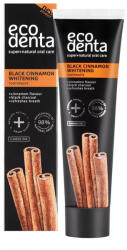 Ecodenta fehérítő fogkrém szénnel és fahéjjal, 100 ml