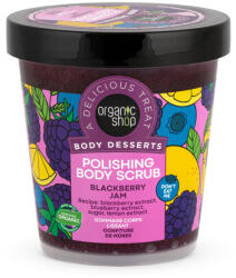 Organic Shop Blackberry Jam polírozó testradír szederdzsem, 450 ml