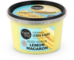 Organic Shop Lemon Macaron feszesítő testradír citrommal és mentával, 250 ml - hajpatika