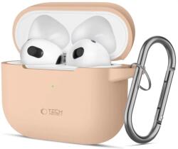 Tech-protect Cârlig din silicon Apple AirPods 3 caffe latte (5906302375066)