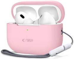 Tech-protect husă din silicon pentru Apple AirPods Pro 1/2 dusty pink (5906302313709)