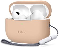 Tech-protect SILICONE APPLE AIRPODS PRO 1 / 2 Caffe Latte (5906302313648)