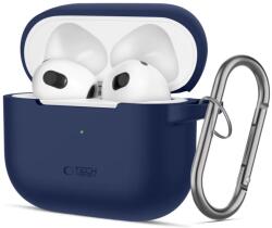 Tech-protect cârlig din silicon Apple AirPods 3 albastru marin (5906302375103)
