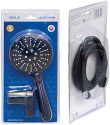 Slovarm Set furtun dus, suport si para, negru mat 3515_B, Slovarm (SLO.489362)