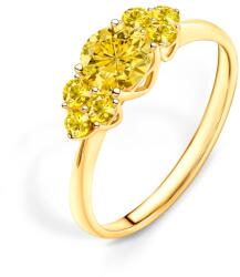 SAVICKI Inel de logodnă Fairytale: aur, safir galben - savicki - 8 052,00 RON