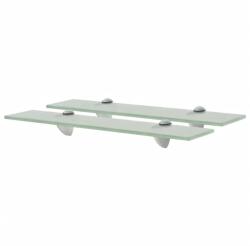 vidaXL 2 db lebegő üvegpolc 50 x 20 cm 8 mm (3051536)
