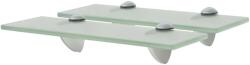 vidaXL 2 db lebegő üvegpolc 30 x 20 cm 8 mm (3051534)