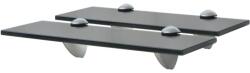vidaXL 2 db lebegő üvegpolc 30 x 10 cm 8 mm (3051502)