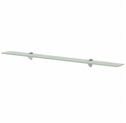 vidaXL lebegő polc üveg 100x10 cm 8 mm (243777)