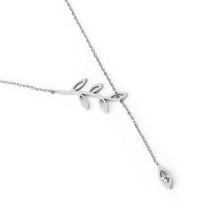 Vuch Elegáns acél nyaklánc Silver Fallness