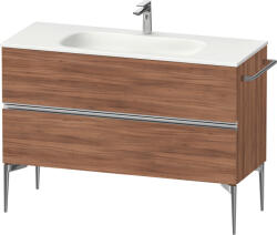 Duravit Sivida dulap 121x47.7x59.2 cm sub chiuveta pe perete nucă-crom SV4653010790000 (SV4653010790000)