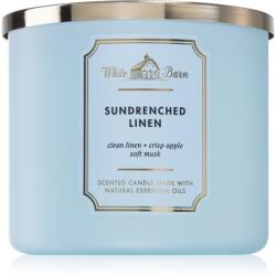 Bath & Body Works Sun Drenched Linen illatgyertya 411 g