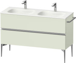 Duravit Sivida dulap 128x47.7x59.2 cm sub chiuveta pe perete verde-crom SV4654010HH0000 (SV4654010HH0000)