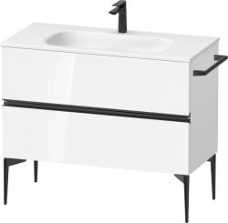 Duravit Sivida dulap 101x47.7x59.2 cm sub chiuveta pe perete alb-negru SV46520BD220000 (SV46520BD220000)