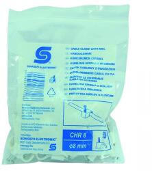USE Home CHR 8 kábelbilincs szöggel, 8mm, 50 db, kerek vezetékhez (CHR 8) - kontaktor