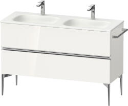 Duravit Sivida dulap 128x47.7x59.2 cm sub chiuveta pe perete alb-crom SV4654010220000 (SV4654010220000)