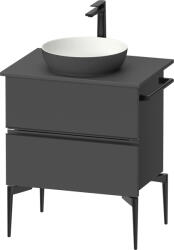 Duravit Sivida dulap 64.5x47.5x54.8 cm sub chiuveta pe perete negru-grafit SV46570BD490000 (SV46570BD490000)