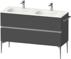 Duravit Sivida dulap 128x47.7x59.2 cm sub chiuveta pe perete grafit-crom SV4654010490000 (SV4654010490000)