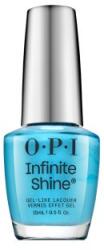 OPI Infinite Shine Gel-Like Lacquer lac de unghii cu efect de gel Never Leavin' Blue 15 ml