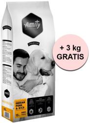 Amity Amity Premium Iberian Pork and Rice 15 kg + 3 kg GRATUIT