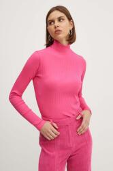 HUGO BOSS longsleeve femei, culoarea roz, cu turtleneck, 50521325 9BYH-BUD00Z_42X