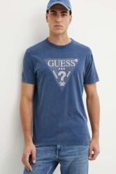 Guess tricou din bumbac barbati, culoarea albastru marin, cu imprimeu, M4YI05 I3Z14 9BYH-TSM05P_59X (M4YI05.I3Z14)