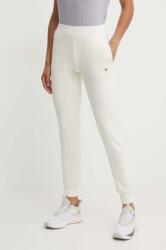 Guess pantaloni de trening OLYMPE culoarea bej, neted, V4YB08 KCAY2 9BYH-SPD038_01X