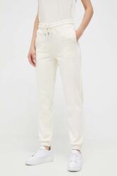 Gant pantaloni de trening culoarea bej, neted PPYX-SPD0WT_01X