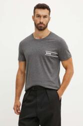 Boss tricou din bumbac barbati, culoarea gri, cu imprimeu, 50517715 9BYH-TSM03H_90X (50517715)