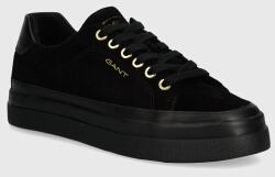 Gant sneakers din piele intoarsă Avona culoarea negru, 29533678 G00 9BYH-OBD0ZA_99X (29533678.G00)