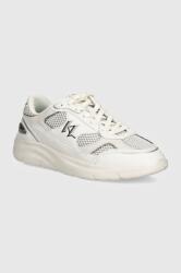 KARL LAGERFELD sneakers din piele SERGER culoarea alb, KL63620 9BYH-OBD1JN_00X