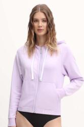 HUGO BOSS bluza femei, culoarea violet, cu glugă, neted PPYH-BLD0FH_44X (50520504)