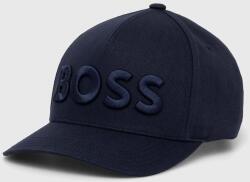 BOSS șapcă de baseball din bumbac culoarea albastru marin, cu imprimeu, 50519154 9BYH-CAM00S_59X (50519154)