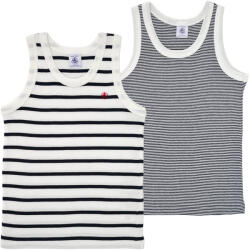 Petit Bateau Maiouri și Tricouri fără mânecă Băieți A01DS00 X2 Petit Bateau Multicolor 8 ani