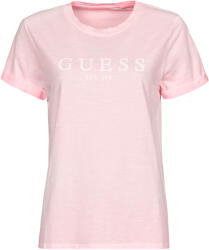 Guess Tricouri mânecă scurtă Femei ES SS GUESS 1981 ROLL CUFF TEE Guess roz EU S