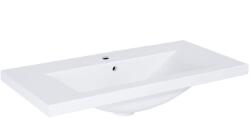 Roca Hebe mosdótál 81.5x39.5 cm négyszögletes beépíthető fehér fényes A3272A2000 (A3272A2000)