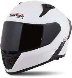 Cassida integrala pentru motociclete Cassida Aero alb-negru mat (AIM140-1875)