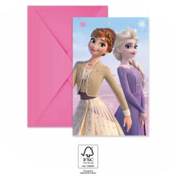 Disney Jégvarázs Wind party meghívó 6 db-os FSC (PNN94057) - kreativjatek
