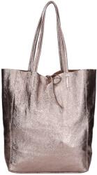 Rea Moda Olasz bőr 5228 bronz kötős női válltáska