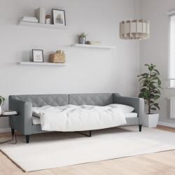 vidaXL világosszürke szövet kanapéágy keret 80 x 200 cm (354156)