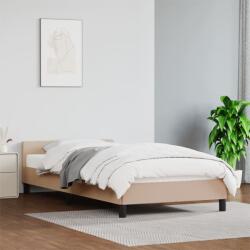 vidaXL kávészínű ágykeret fejtámlával matrac nélkül 80 x 200 cm (347470)