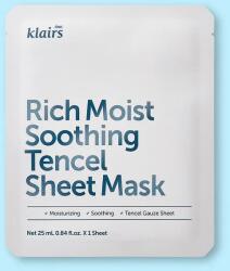Dear, Klairs Szövet arcmaszk Rich Moist Soothing Tencel Sheet Mask - 25 ml / 1 db