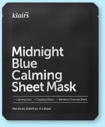 Dear, Klairs Mască calmantă Midnight Blue Calming Sheet Mask - 25 ml / 1 buc Masca de fata