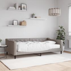 vidaXL tópszínű szövet kanapéágy matraccal 100 x 200 cm (3197416)